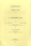 L' "Exemplum" (Typologie des sources du Moyen Age occidental) (French Edition)