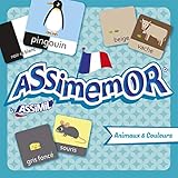 Assimemor Animaux Et Couleurs Coffret Jeu De 64 Cartes