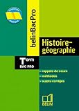 Histoiregographie Terminalebac Pro