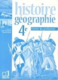 Histoiregographie 4e Fichier Du Professeur
