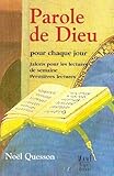 Parole De Dieu Pour Chaque Jour Les Premi%C3%A8res Lectures De La Semaine