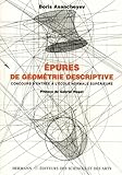 Epures De G%C3%A9om%C3%A9trie Descriptive. Concours D'entr%C3%A9e %C3%A0 L'ecole Normale Sup%C3%A9rieure