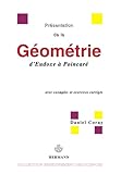 Pr%C3%A9sentation De La G%C3%A9om%C3%A9trie D'euxode %C3%A0 Poincar%C3%A9 : Avec Exemples Et Exercices Corrig%C3%A9s