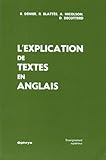 Lexplication De Textes En Anglais