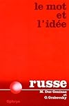 Russe : Le mot et l'idée