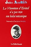 La Vicomtesse D'eristal N'a Pas Re%C3%A7u Son Balai M%C3%A9canique : Souvenirs D'un Jeune Homme