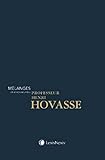 M%C3%A9langes En L'honneur Du Professeur Henri Hovasse