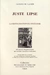 Juste Lipse et la restauration du stoïcisme : étude et traduction des traités stoïciens De la constance