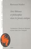 Arts Libraux Et Philosophie Dans La Pense Antique Contribution Lhistoire De Lducation Et De La Culture Dans Lantiquit