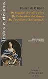 De Lgalit Des Deux Sexes De Lducation Des Dames De Lexcellence Des Hommes