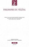 Philosophie Du V%C3%A9g%C3%A9tal