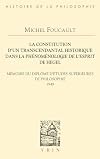La constitution d'un transcendantal historique dans la Ph&eacute;nom&eacute;nologie de l'esprit de Hegel: M&eacute;moire du dipl&ocirc;me d'&eacute;tudes sup&eacute;rieures de philosophie