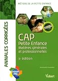 Annales Corriges Cap Petite Enfance Matires Gnrales Et Professionnelles