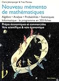 Nouveau Memento De Mathematiques Algbre Analyse Probabilits Statistiques Informatique Le Programme En 203 Fiches