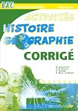 Histoiregographie Bac Pro Premire Exercices Corrigs