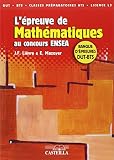 L'%C3%A9preuve De Math%C3%A9matiques Au Concours Ensea : Banque D'%C3%A9preuves Dut Bts