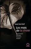Les Mots De La Chose