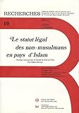 Le Statut L%C3%A9gal Des Non Musulmans En Pays D'islam