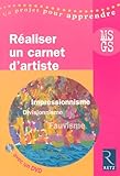 R%C3%A9aliser Un Carnet D'artiste Moyenne Section Grande Section (1dvd)