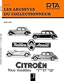 Les Archives Du Collectionneur : Citro%C3%ABn Traction Avant Tous Mod%C3%A8les 