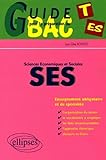 Guide Pour La Pr%C3%A9paration Au Bac Es : Sciences %C3%A9conomiques Et Sociales