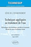 Techniques Appliqu%C3%A9es Au Traitement De L'eau