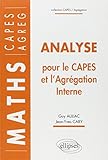 Analyse Pour Le Capes Et L'agr%C3%A9gation Interne