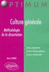 Culture générale : Méthodologie de la dissertation