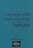 L'expression Orale Et L'expression %C3%A9crite En Fran%C3%A7ais