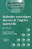 Mthodes Numriques Directes De Lalgbre Matricielle Niveau L3