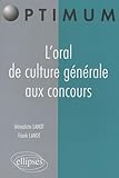 L'oral De Culture G%C3%A9n%C3%A9rale Aux Concours