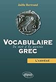Vocabulaire Grec Du Mot La Pense Labrg