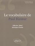 Le Vocabulaire De Paul Ricoeur