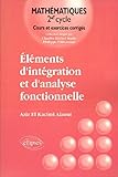 %C3%A9l%C3%A9ments D'int%C3%A9gration Et D'analyse Fonctionnelle