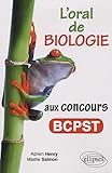 L'oral De Biologie Aux Concours Bcpst