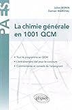 La Chimie G%C3%A9n%C3%A9rale En 1001 Qcm