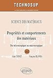 Propri%C3%A9t%C3%A9 & Comportements Des Mat%C3%A9riaux Sciences Des Materiaux Niveau B