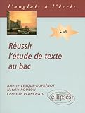 Russir Ltude De Texte Au Bac Lv1