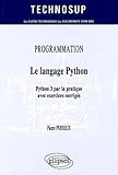 Le Langage Python   Python 3 Par La Pratique Avec Exercices Corrig%C3%A9s