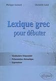 Lexique Grec Pour D%C3%A9buter