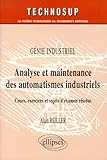 Analyse Et Maintenance Des Automatismes Industriels : G%C3%A9nie Industriel