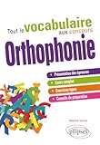 Tout Le Vocabulaire Aux Concours Orthophonie