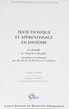 Texte Filmique Et Apprentissage En Histoire Le Rebelle Le Chagrin Et La Piti Rception Et Traitement Par Des Lves De Premire Et De Troisime