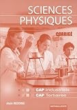 Sciences Physiques Cap Industriels Cap Tertiaires Corrig
