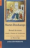 Recueil De Textes Relatifs %C3%A0 L'histoire De L'architecture Et %C3%A0 La Condition Des Architectes En France Au Moyen %C3%A2ge
