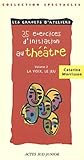 35 Exercices D'initiation Au Th%C3%A9%C3%A2tre, Tome 2 : La Voix, Le Jeu
