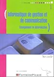 Informatique De Gestion Et De Communication 2e Enseignement De Dtermination