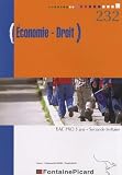 Economiedroit 2e Bac Pro Tertiaire 3 Ans