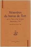 Mémoires du baron de Tott sur les Turcs et les Tartares