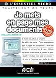 Je Mets En Page Avec Word 2000